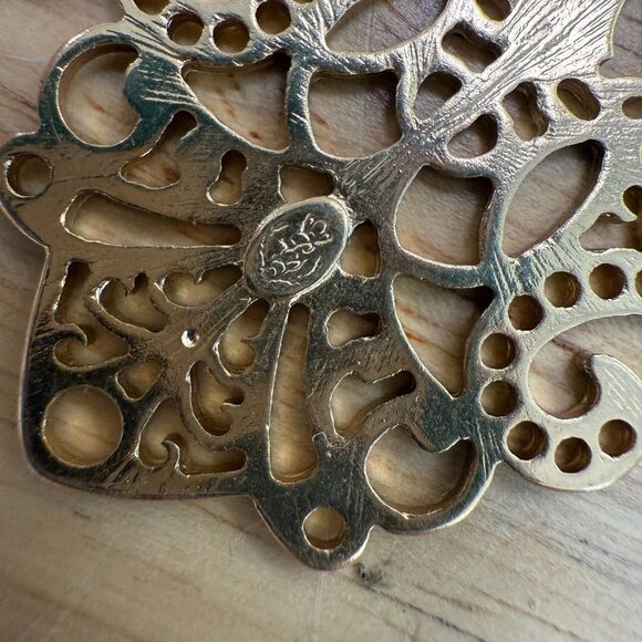 Premier Designs Darcy Matte Silver-Tone Filigree Fishhook Dangle Drop Earrings - Picture 8 of 11